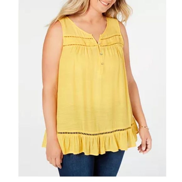 Style & Co. Tops - NWT Style & Co Boho sleeveless top